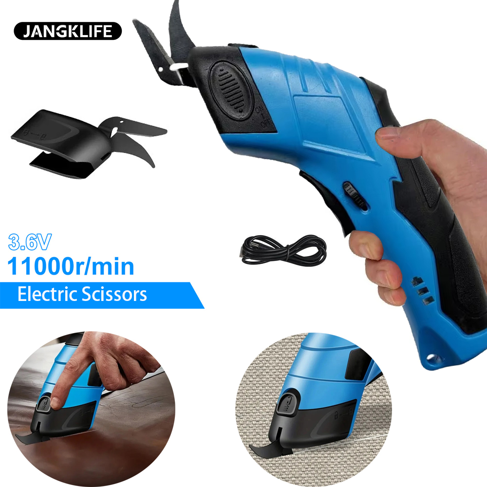 Leatherwork Tools - JANGKLIFE DIY Electric Scissors Cloth Cutting
