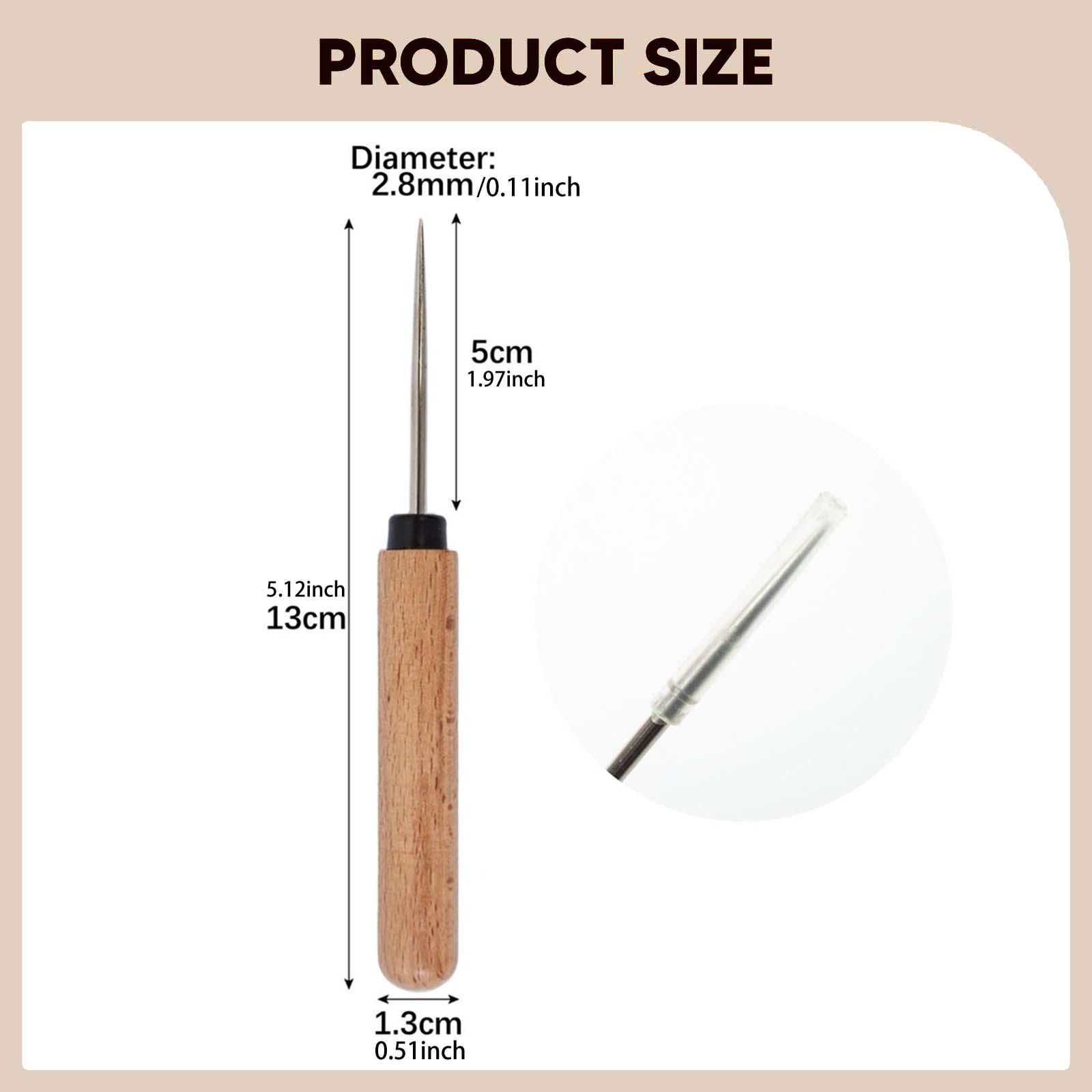 Beginner Leatherwork Kit - Hand Sewing Awl Tool Leatherworking Kit