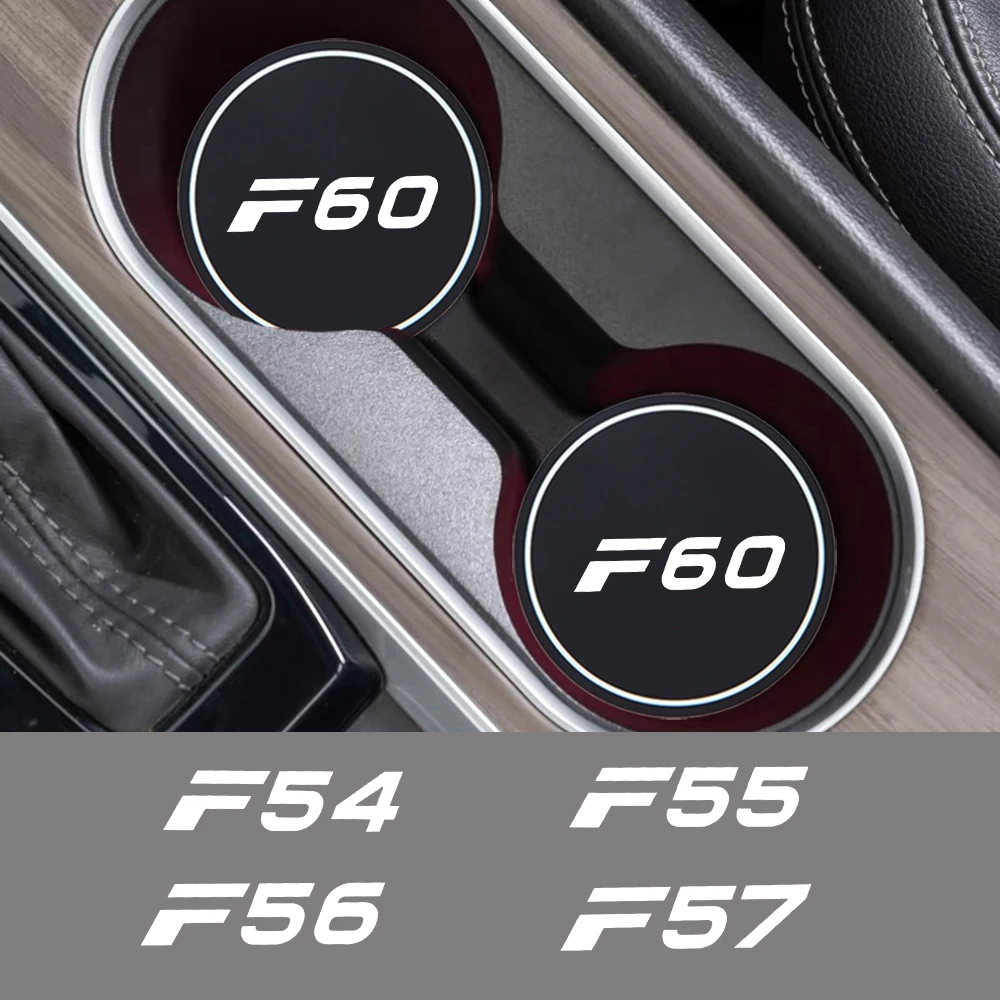 Leather Work For Car - 2PCS Car Cup Holder Mat Leather