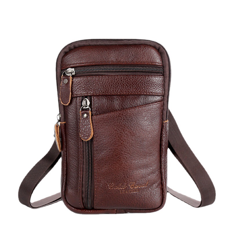 Leather Work Bag Men - Men's Genuine Leather Crossbody Shoulder Bags