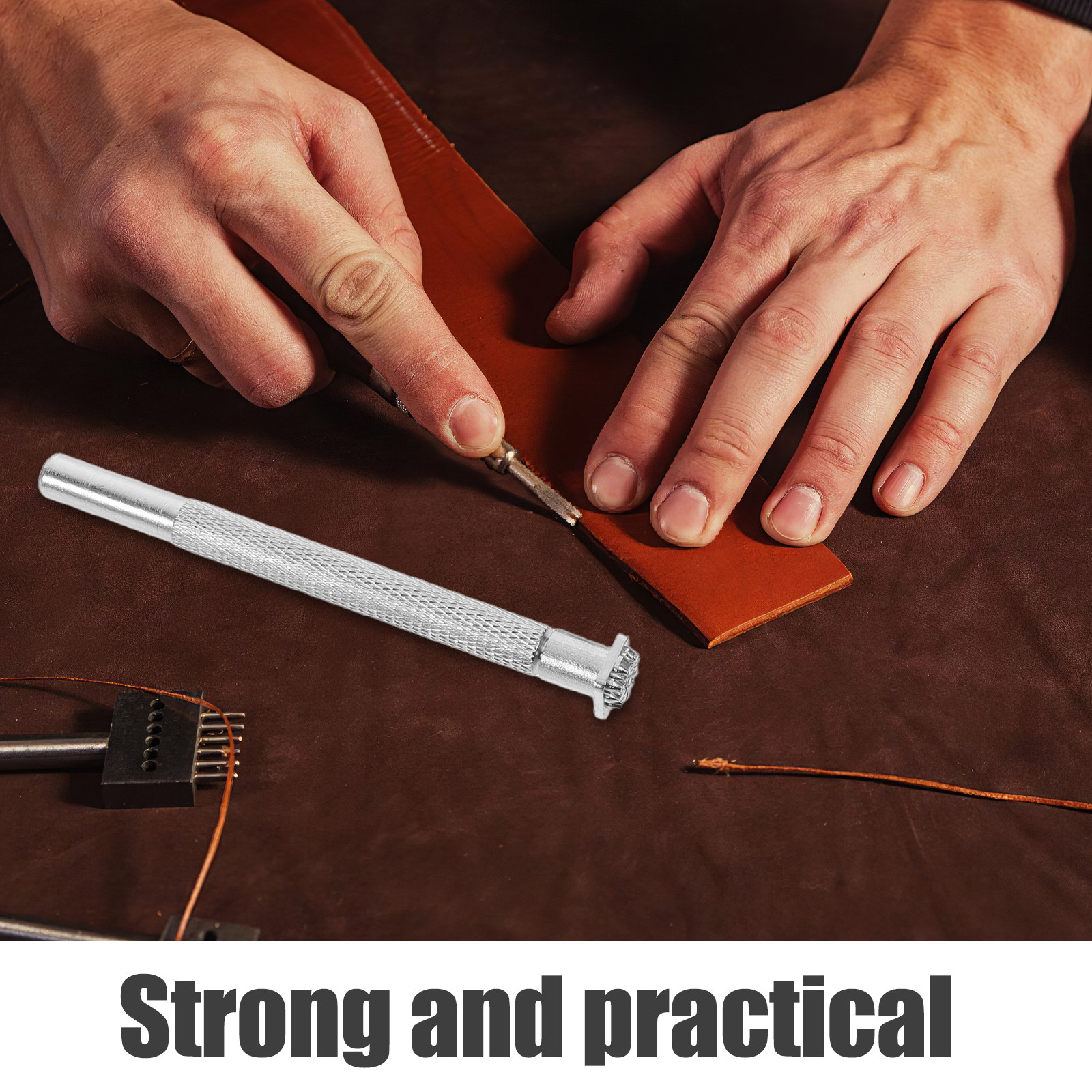 Beginner Leatherwork Kit - 1Set Leatherworking Tool Set Beginner Friendly