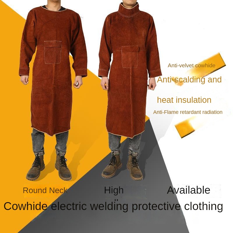 Welder Protective Cover Cowhid - Leather Work Overalls reseña y precio