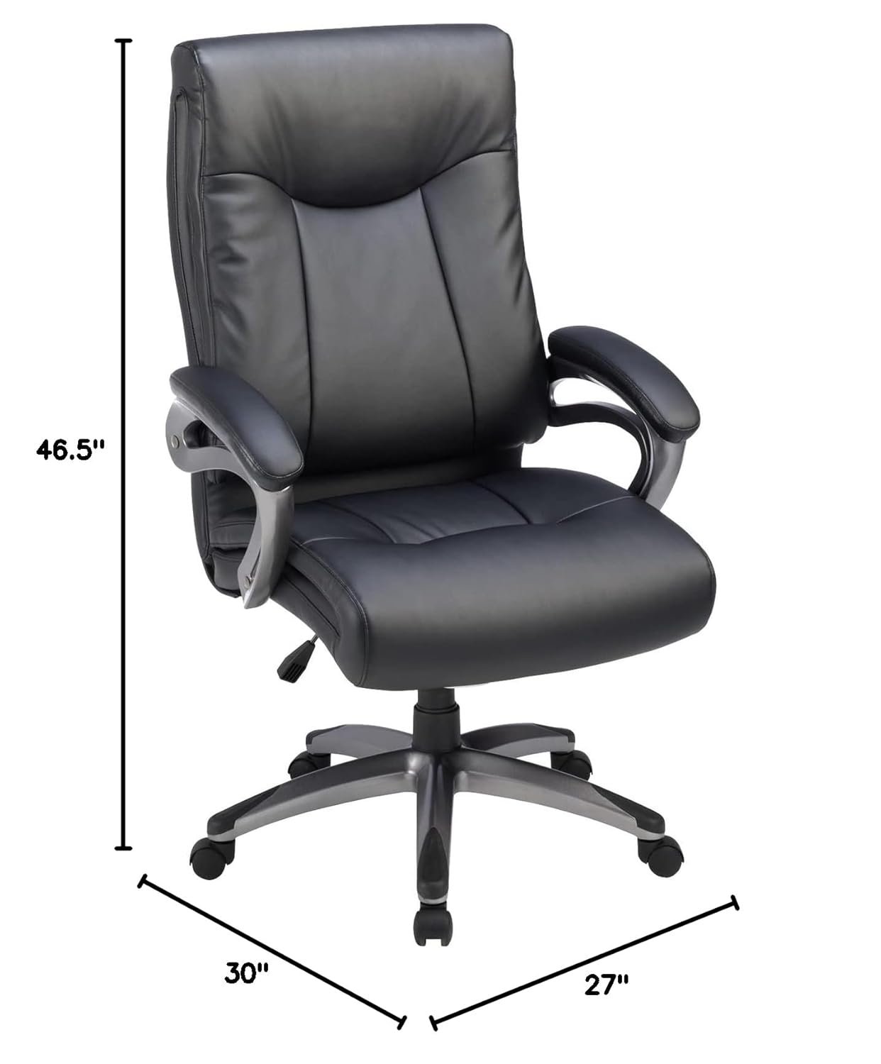 High-Back Executive Office Cha - Upholstery Leather Work reseña y precio