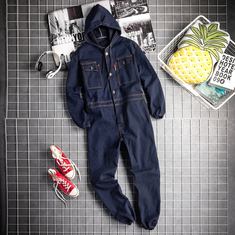 Denim Coverall Electric Weldin - Leather Work Overalls reseña y precio