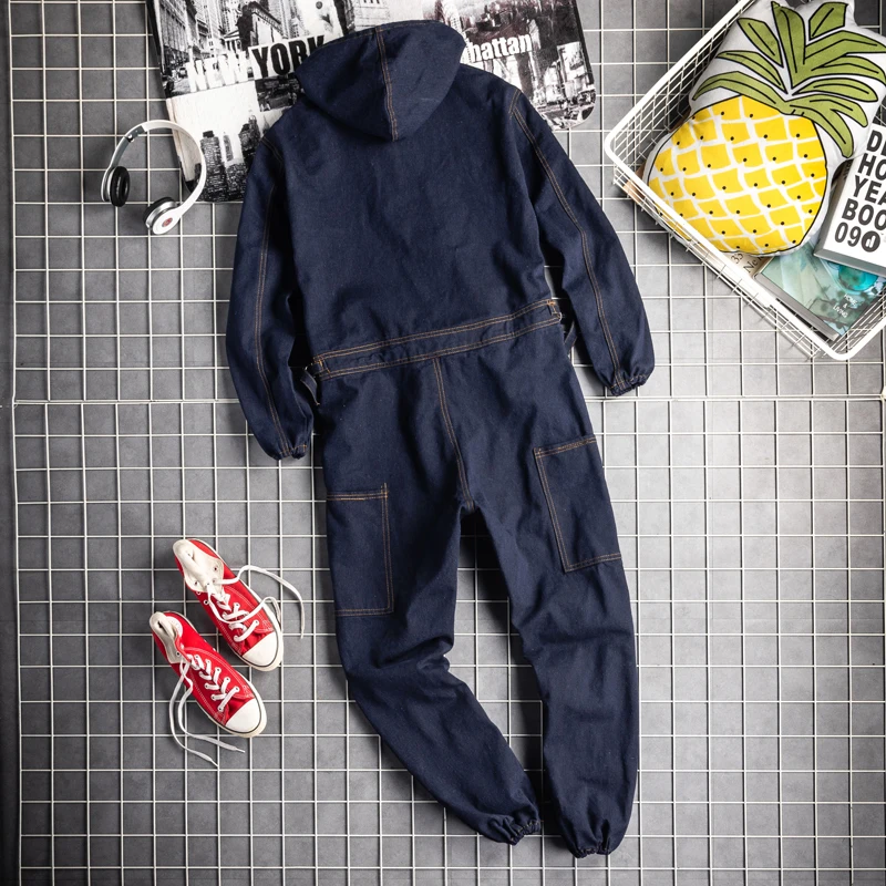 Denim Coverall Electric Weldin - Leather Work Overalls reseña y precio