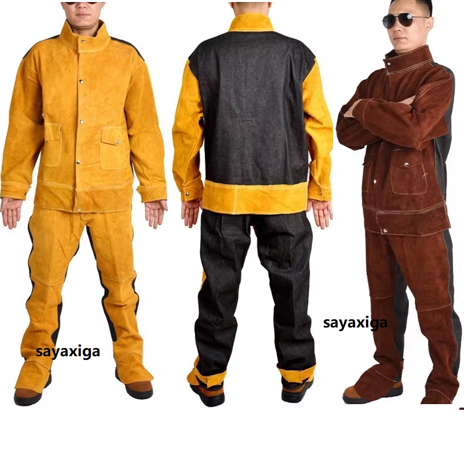 Heavy Duty Leather Welding Sui - Leather Work Overalls reseña y precio
