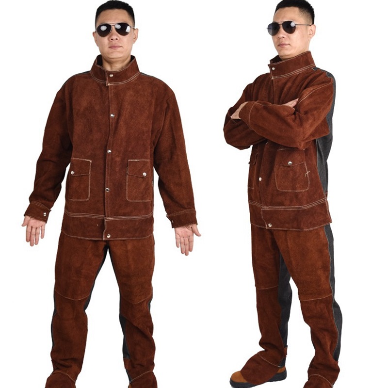 Heavy Duty Leather Welding Sui - Leather Work Overalls reseña y precio