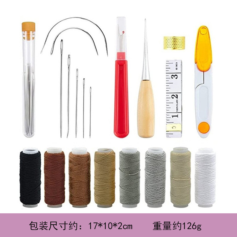 Leather Working Kit with Leath - Upholstery Leather Work reseña y precio