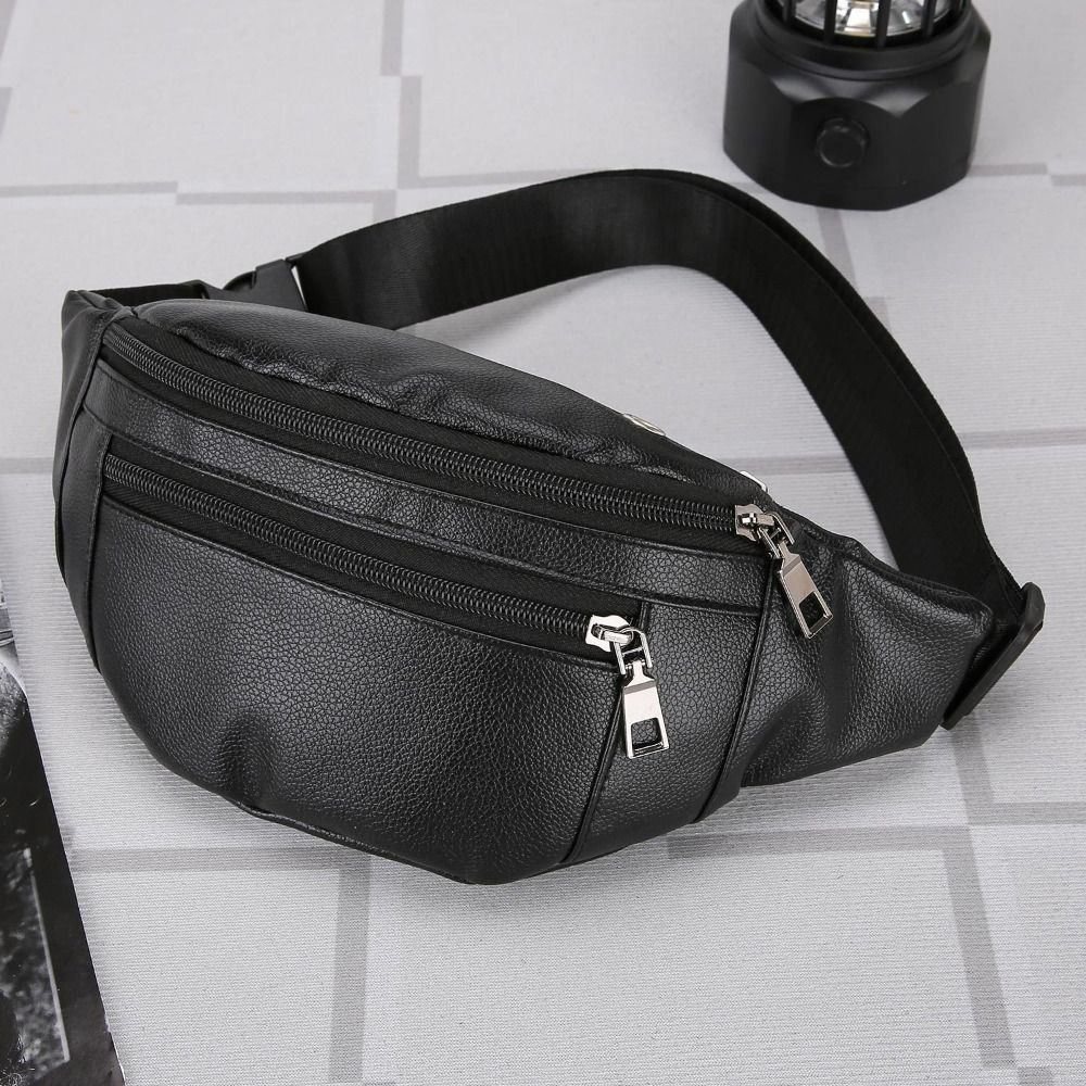 Multifunctional Crossbody Cash - Leather Work Bag Men reseña y precio