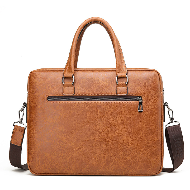 Luxury Brand Man Business Brie - Leather Work Bag Mens reseña y precio