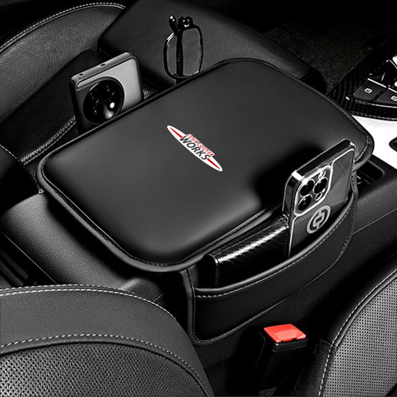 Center Console Arm Rest Protec - Leather Work For Car reseña y precio