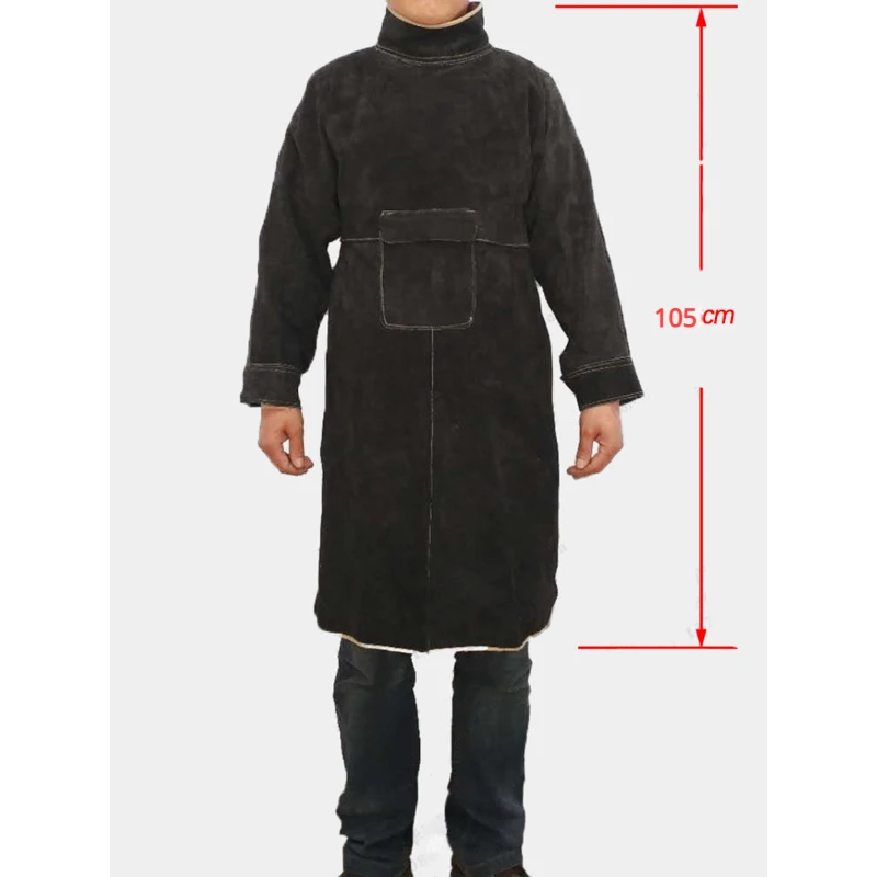 Heat & Flame-Resistant Heavy D - Leather Work Overalls reseña y precio