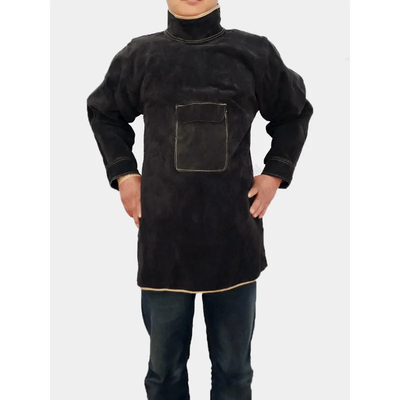 Heat & Flame-Resistant Heavy D - Leather Work Overalls reseña y precio