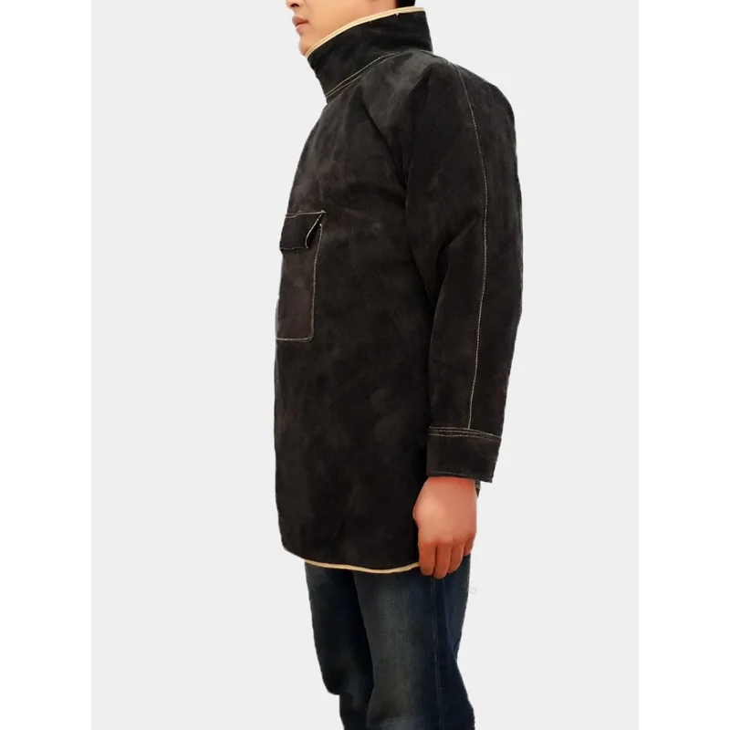 Heat & Flame-Resistant Heavy D - Leather Work Overalls reseña y precio