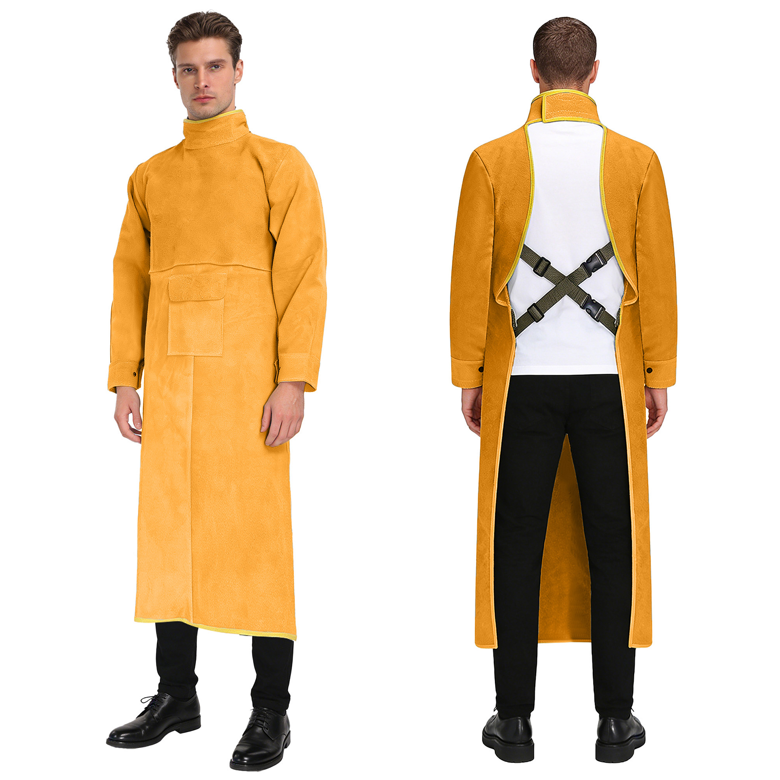 Adults Unisex Electric Welding - Leather Work Overalls reseña y precio