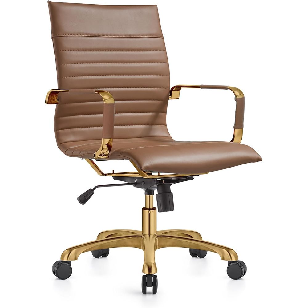 Ergonomic High-Back Leather Of - Leatherwork At Home reseña y precio