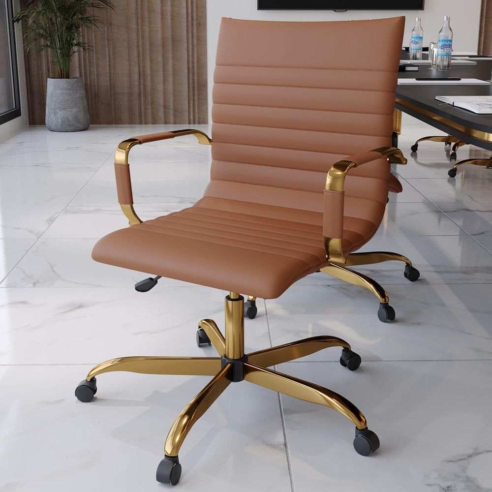 Ergonomic High-Back Leather Of - Leatherwork At Home reseña y precio