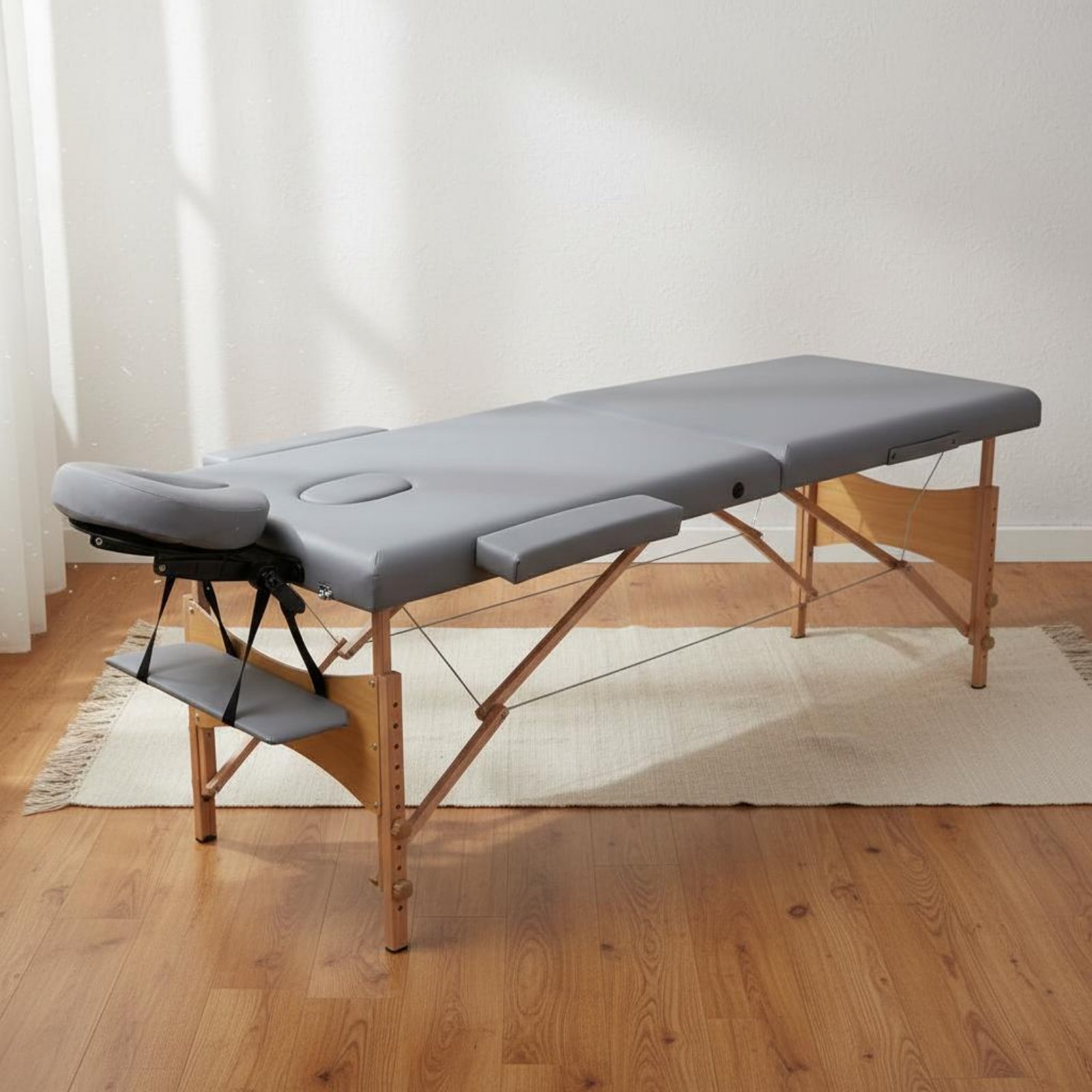 Portable Massage Table PU Leat - Upholstery Leather Work reseña y precio