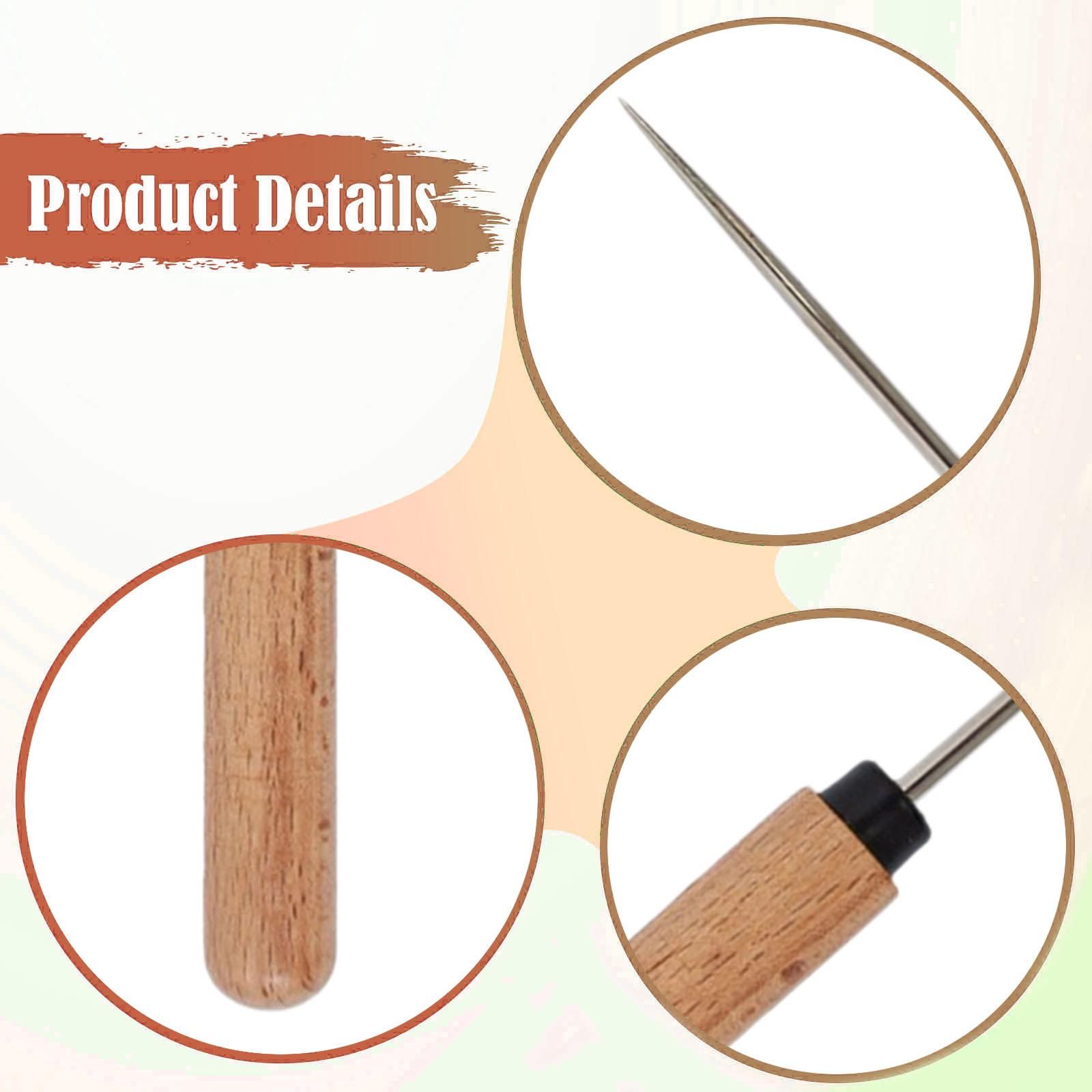Hand Sewing Awl Tool Leatherwo - Beginner Leatherwork Kit reseña y precio