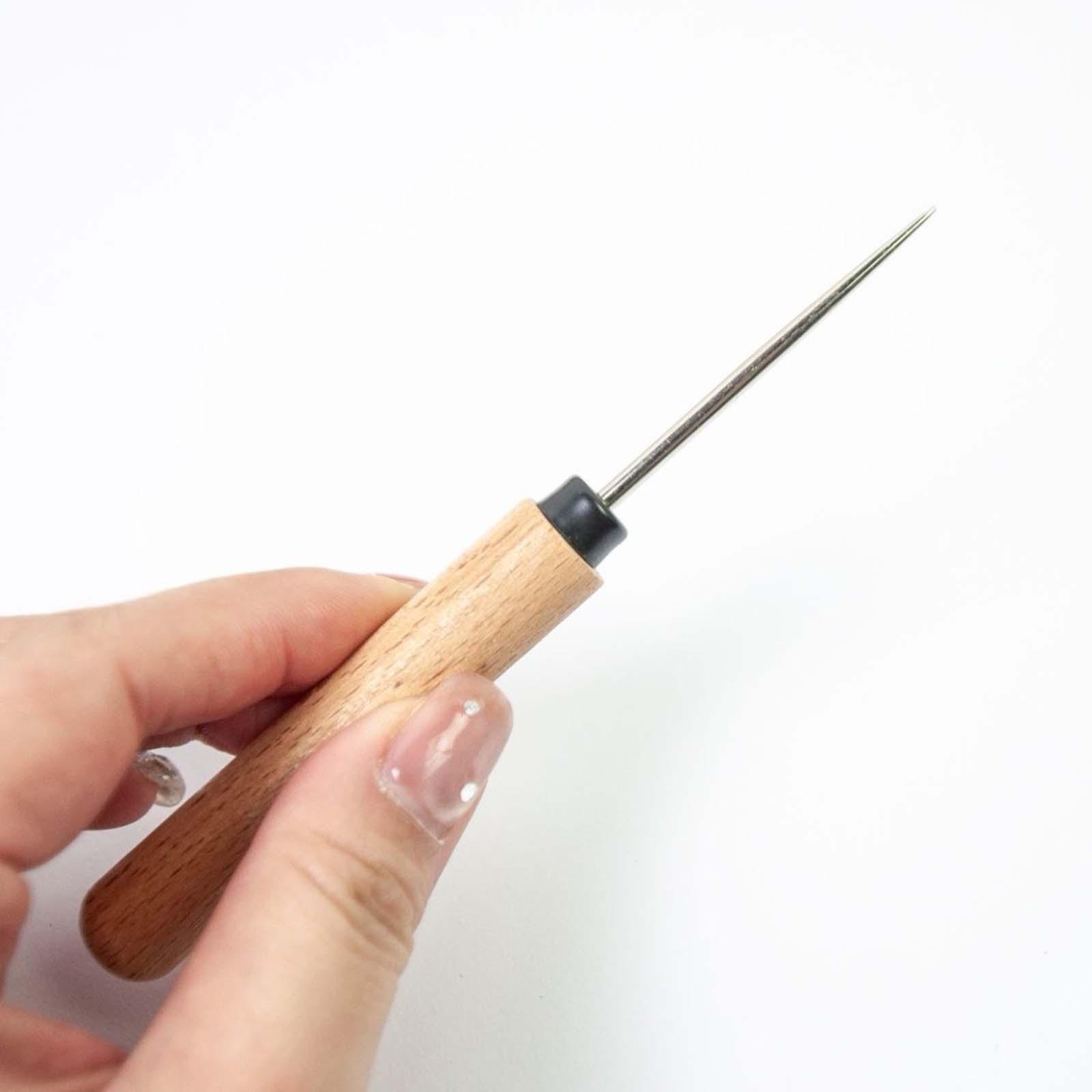 Hand Sewing Awl Tool Leatherwo - Beginner Leatherwork Kit reseña y precio
