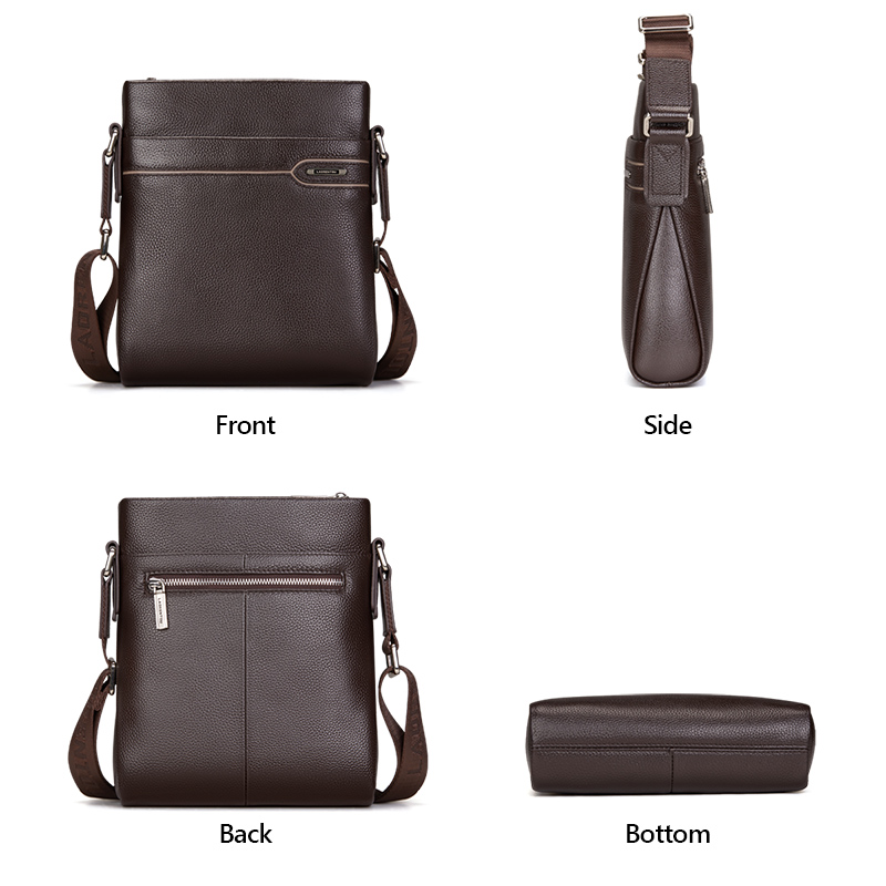 LAORENTOU Men Genuine Leather  - Leather Work Bag Men reseña y precio