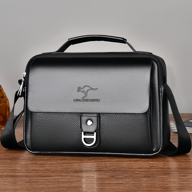 Durable Wear-resistant Two-ton - Leather Work Bag Mens reseña y precio