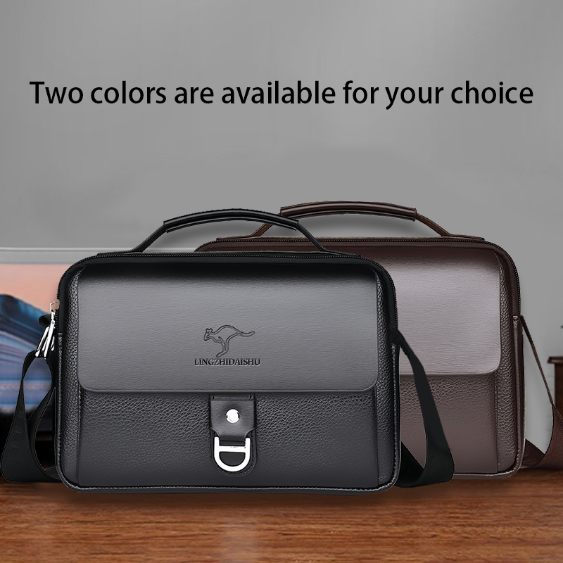 Durable Wear-resistant Two-ton - Leather Work Bag Mens reseña y precio