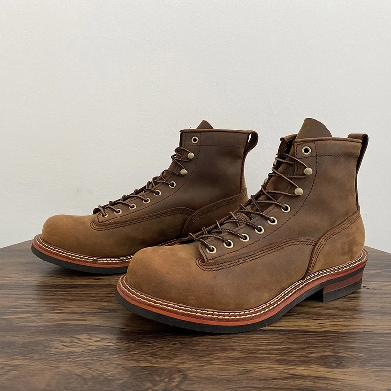 Vintage British Men Ankle Boot - Leatherwork Tools reseña y precio
