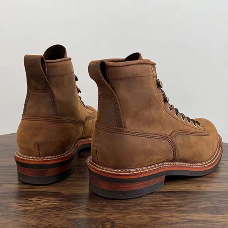 Vintage British Men Ankle Boot - Leatherwork Tools reseña y precio