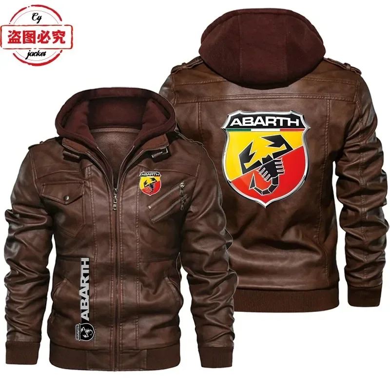 European Size Leather jacket A - Leather Work Jacket With Hood reseña y precio