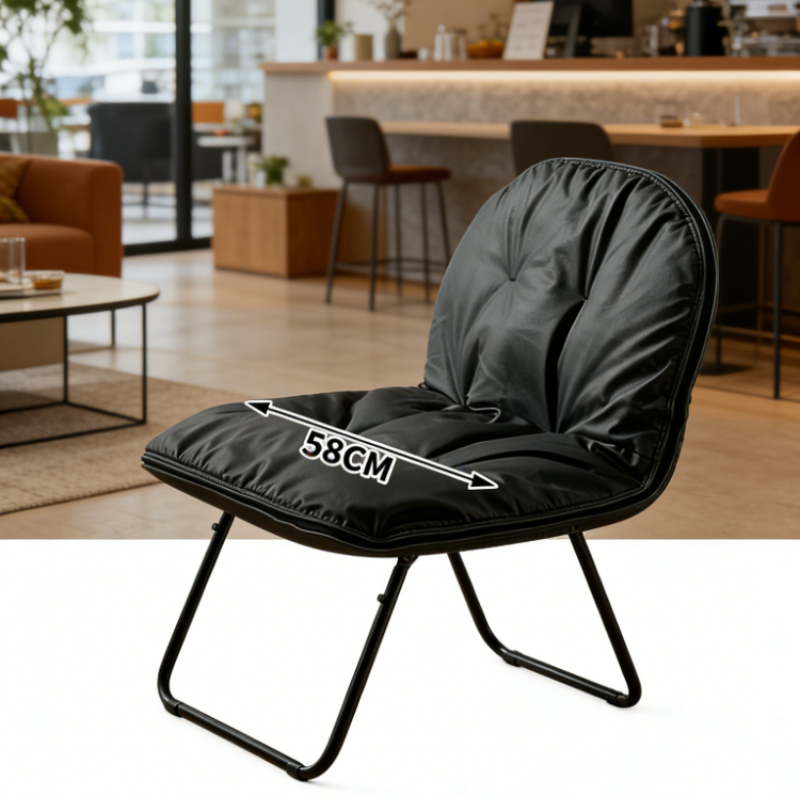 Versatile Folding Chair Faux L - Upholstery Leather Work reseña y precio