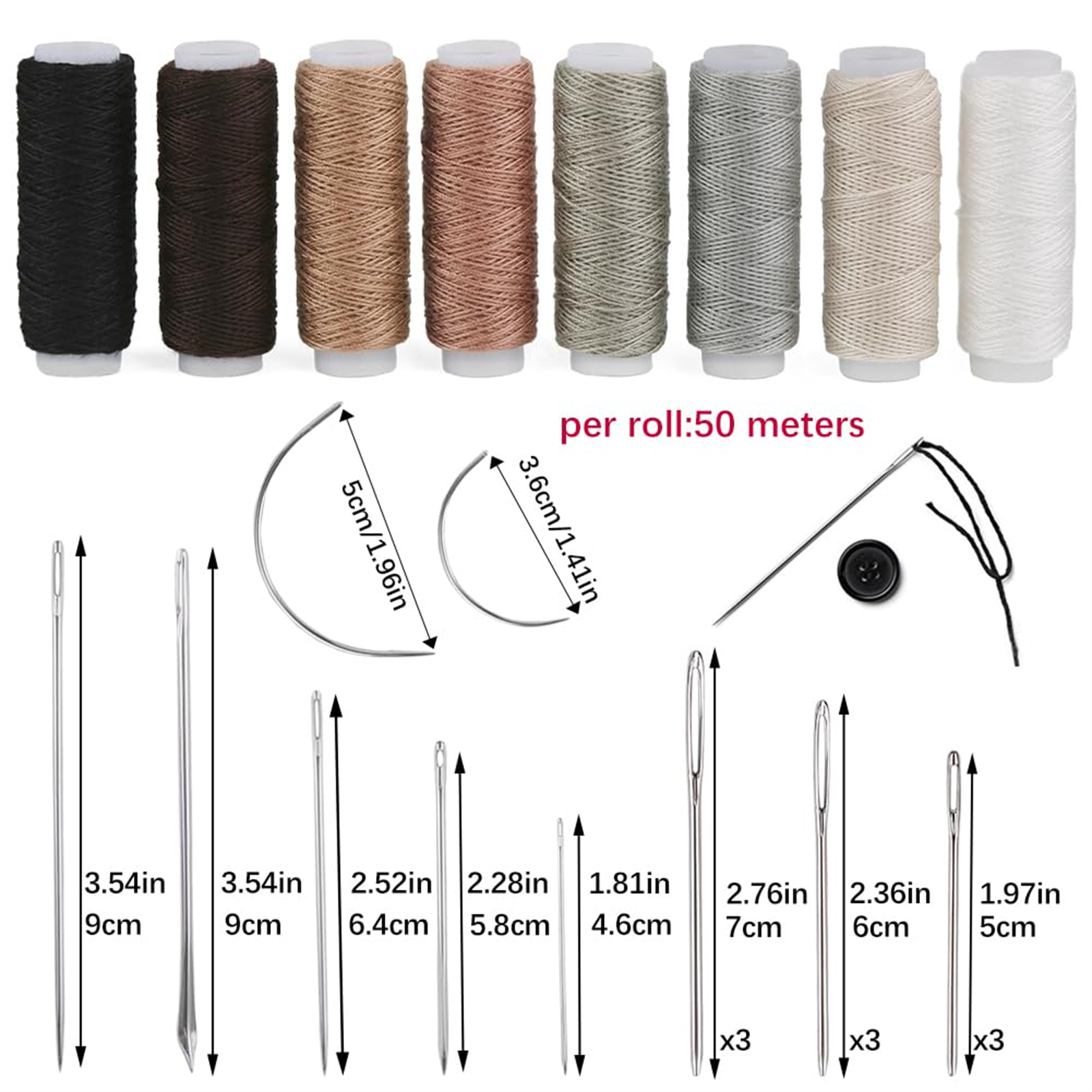 Upholstery Repair Sewing Kit H - Upholstery Leather Work reseña y precio