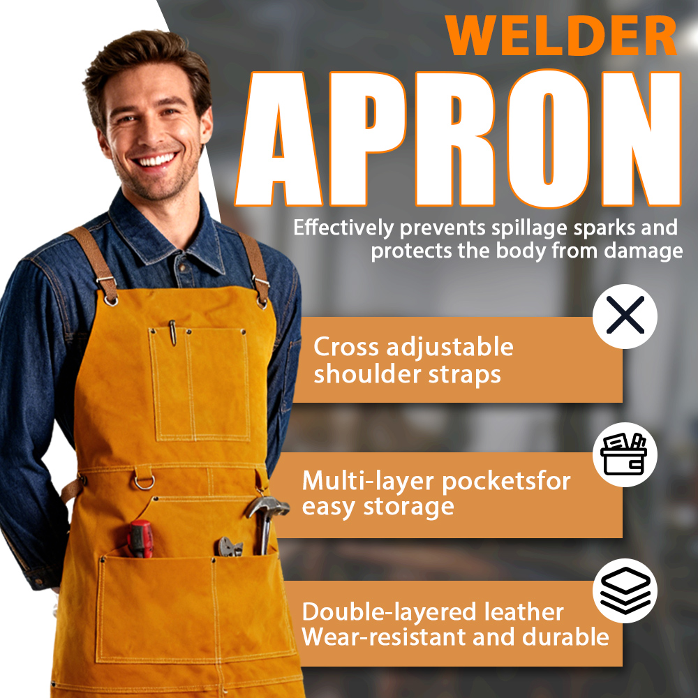 Oxhide Leather Welding Apron C - Leather Work For Car reseña y precio