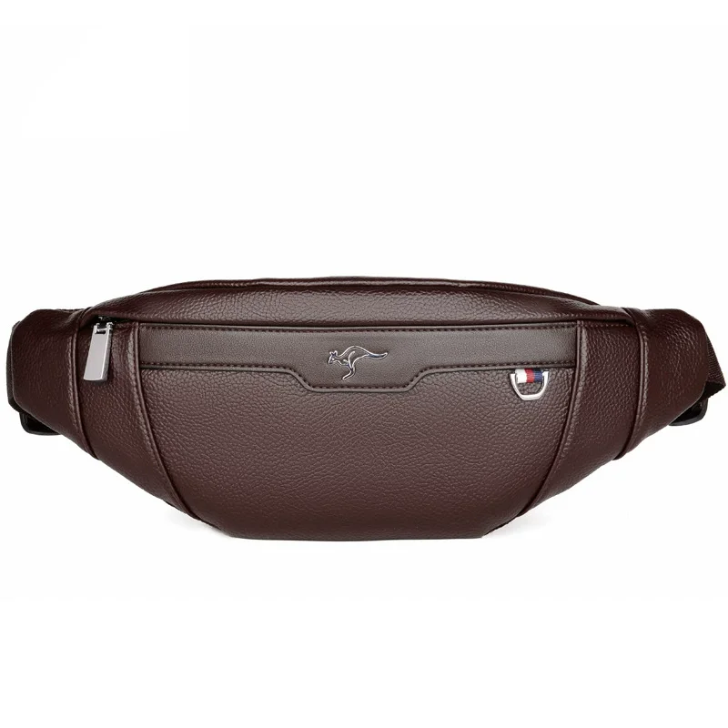 Business Leather Waist Bag Mul - Leather Work Bag Men reseña y precio