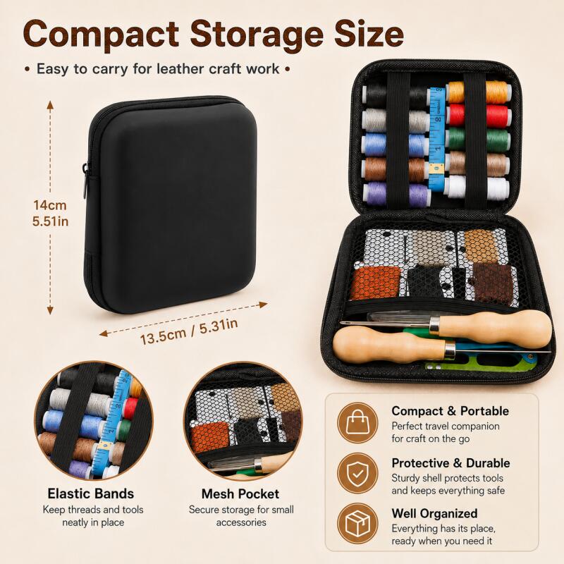 Leather Working Kit Leather Se - Upholstery Leather Work reseña y precio