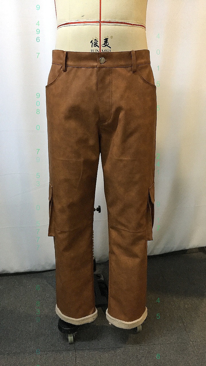 Mens Vintage Brown PU Leather  - Leather Work Overalls reseña y precio
