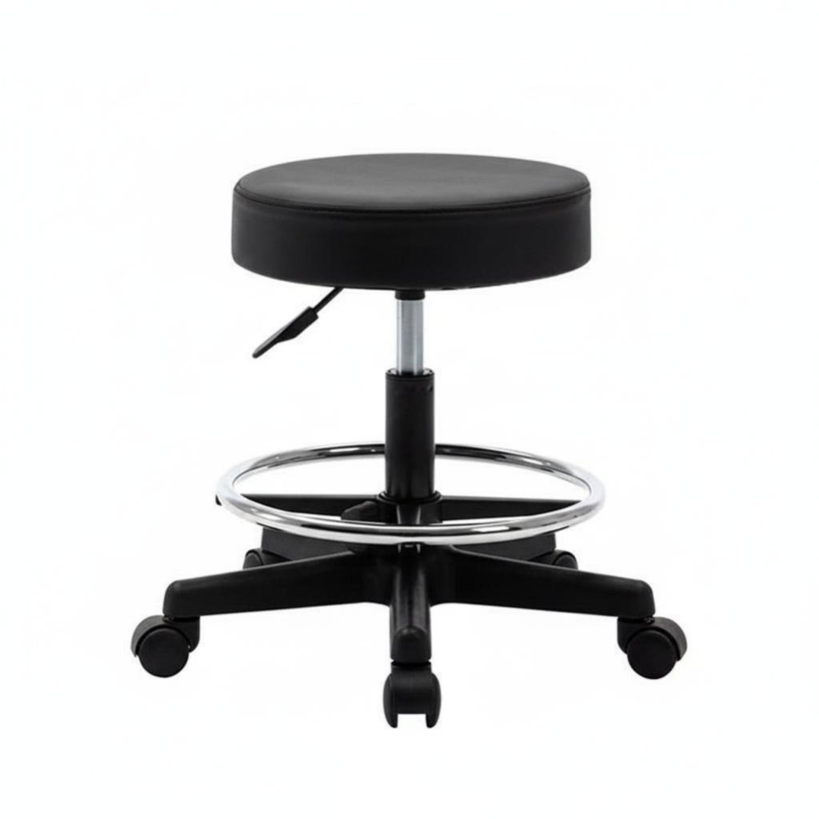 Adjustable Rolling Stool Versa - Upholstery Leather Work reseña y precio