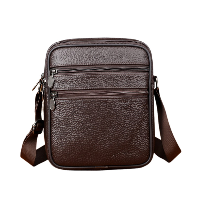 Men's Shoulder Messenger Bag C - Leather Work Bag Men reseña y precio