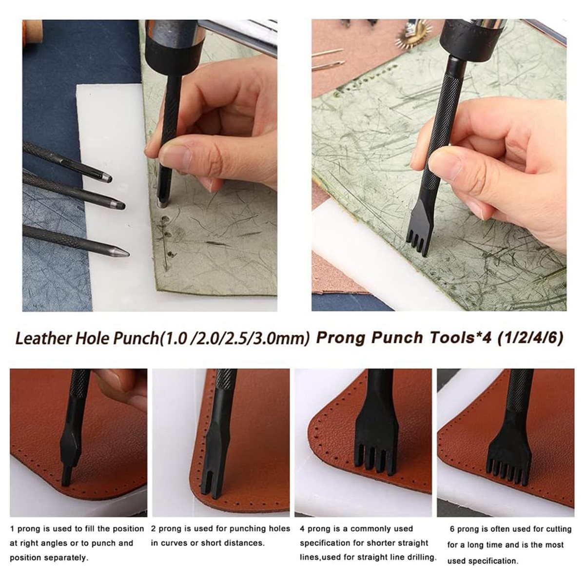 66Pcs Leather Working Tools Ki - Beginner Leatherwork Kit reseña y precio