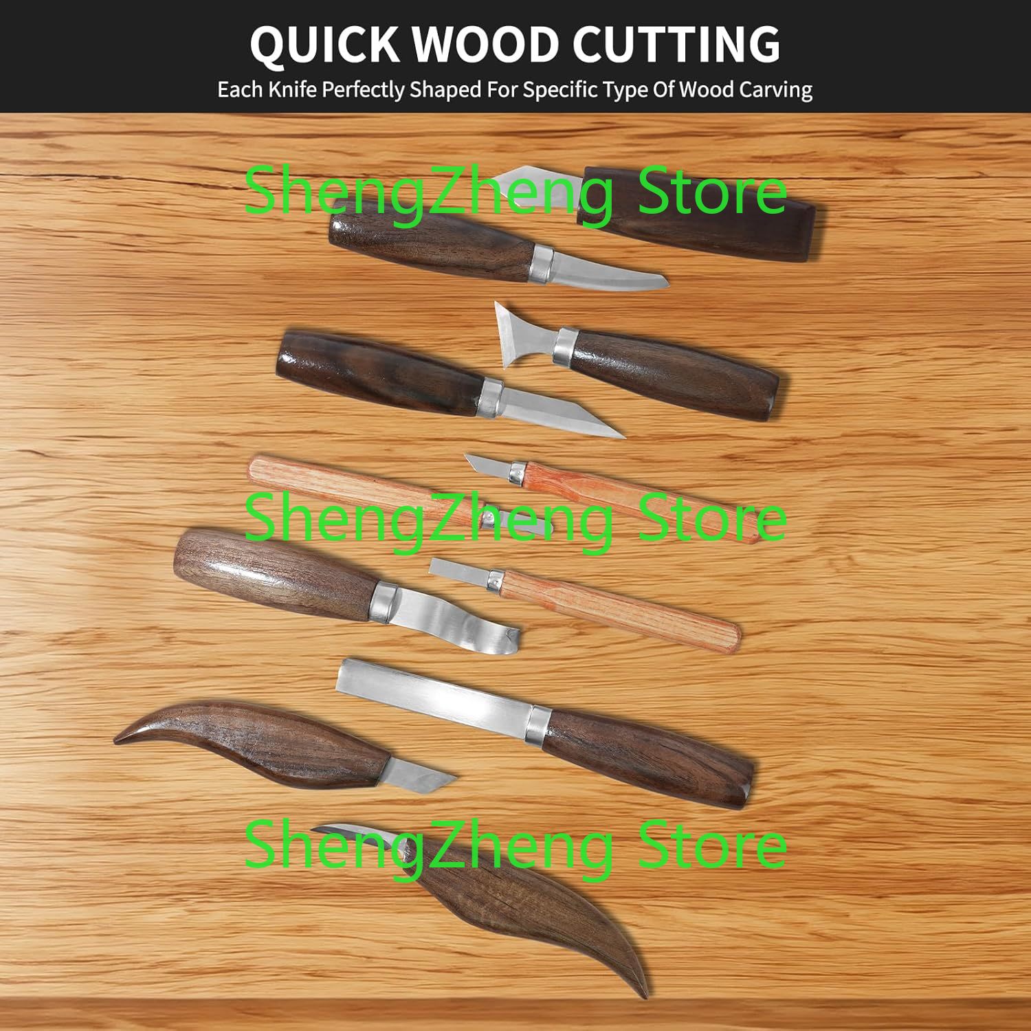 Wood Carving Tools Sets Kit  W - Beginner Leatherwork Kit reseña y precio
