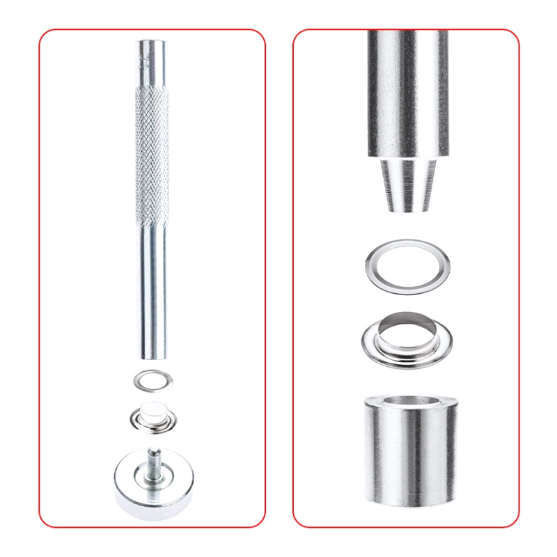 Punching Holes Tools  Set，3.5- - Leatherwork Rivet Setter reseña y precio