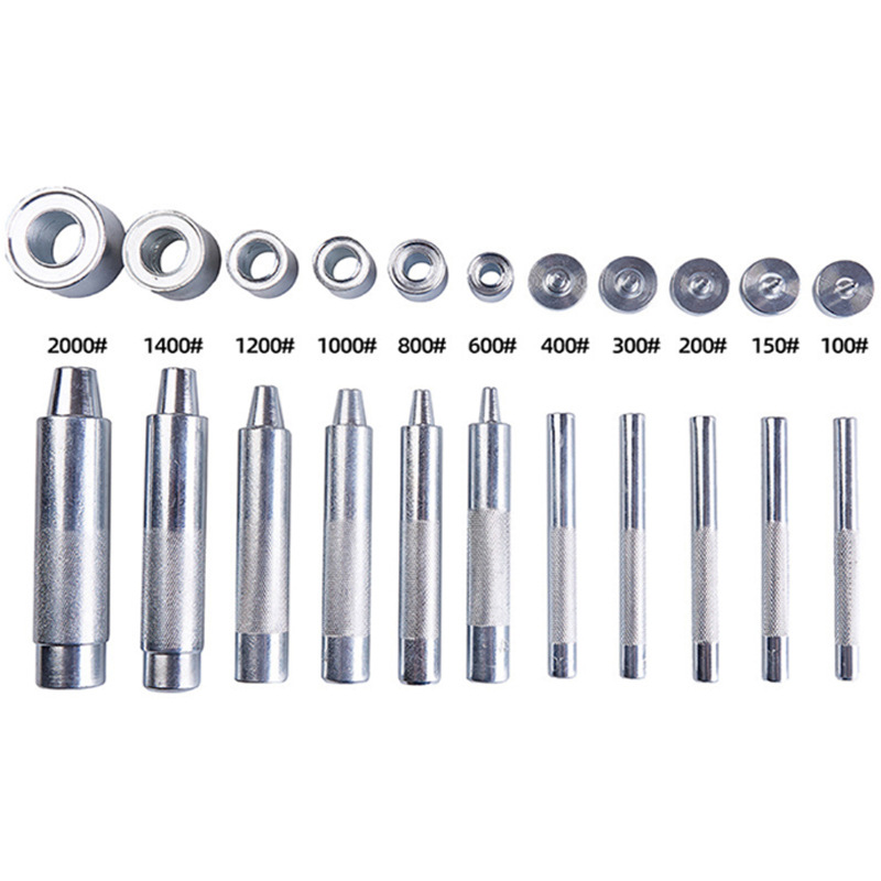 Punching Holes Tools  Set，3.5- - Leatherwork Rivet Setter reseña y precio