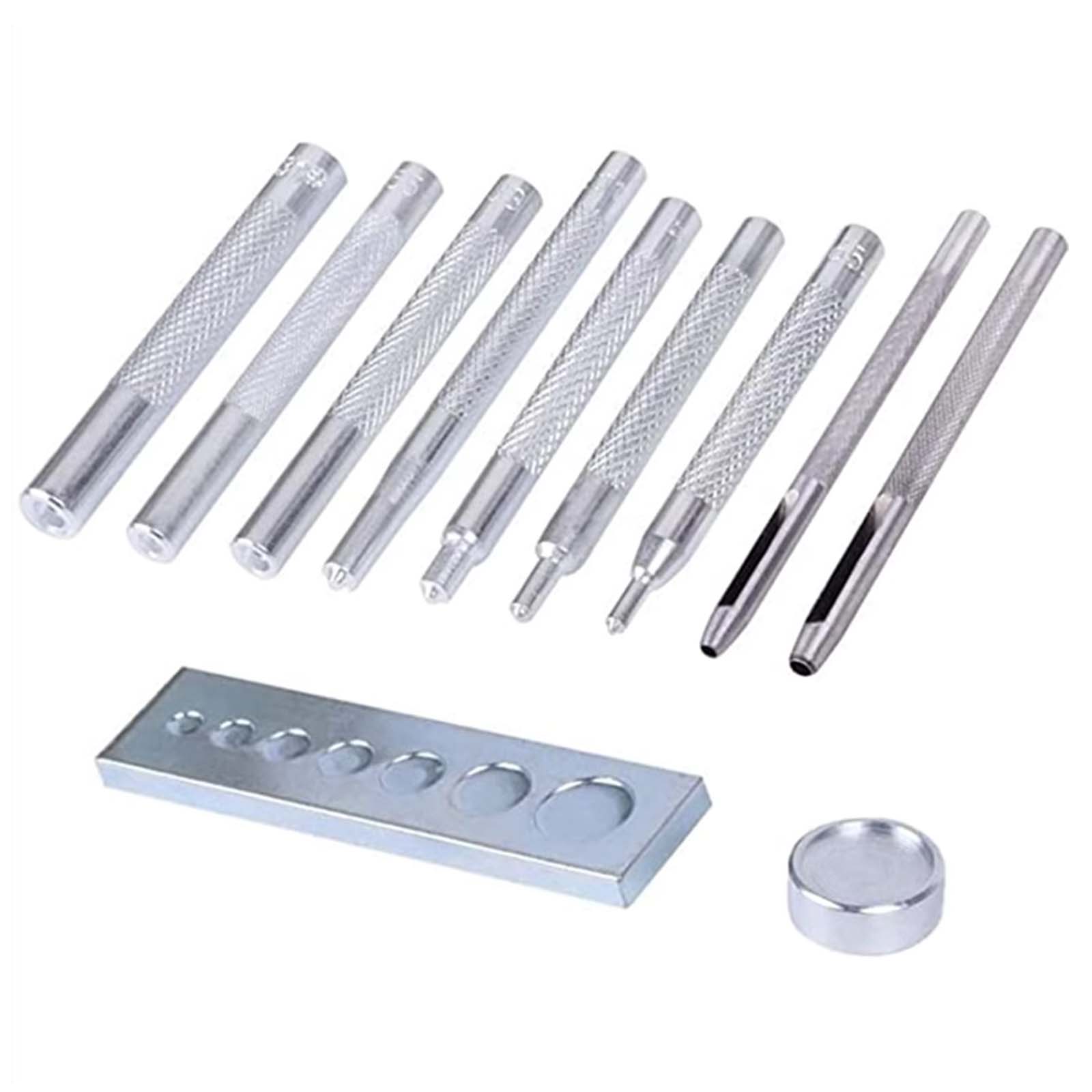 11pcs Snap Rivet Setter, Leath - Leatherwork Rivet Setter reseña y precio