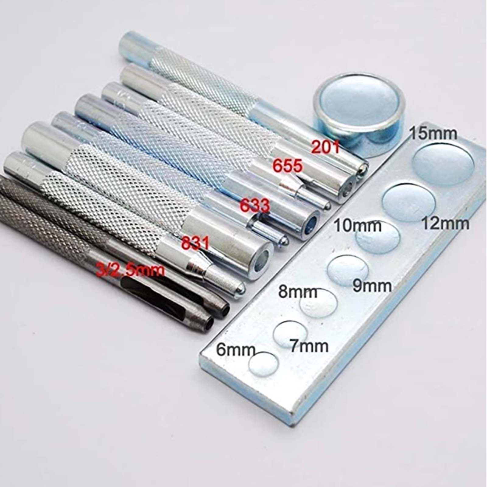 11pcs Snap Rivet Setter, Leath - Leatherwork Rivet Setter reseña y precio