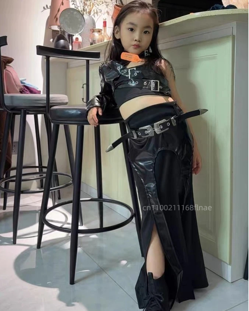 New Girls' Jazz Dance Leather  - Leather Work Overalls reseña y precio