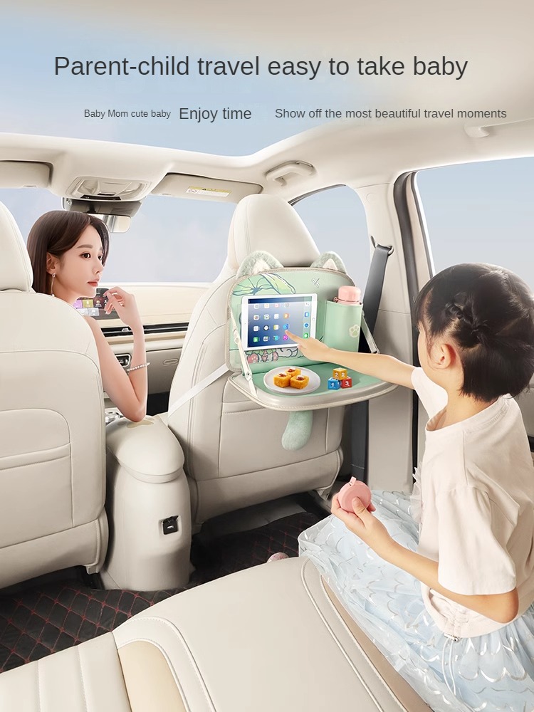 Car Back Seat Fokdable Table B - Leather Work For Car reseña y precio