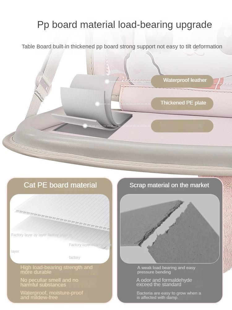 Car Back Seat Fokdable Table B - Leather Work For Car reseña y precio