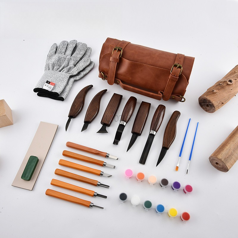 Wood Carving Kit Deluxe Handma - Beginner Leatherwork Kit reseña y precio