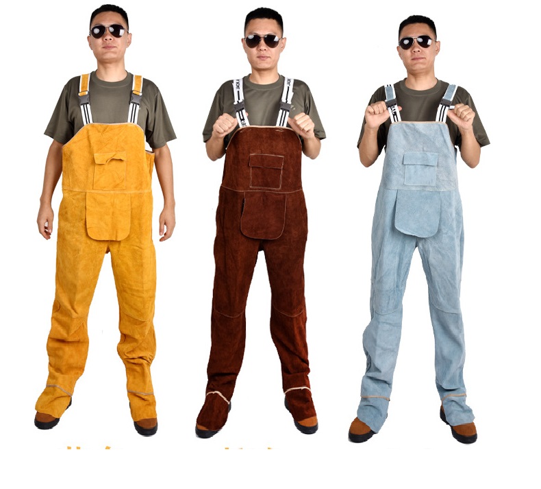 Welding Clothing Men's Overall - Leather Work Overalls reseña y precio