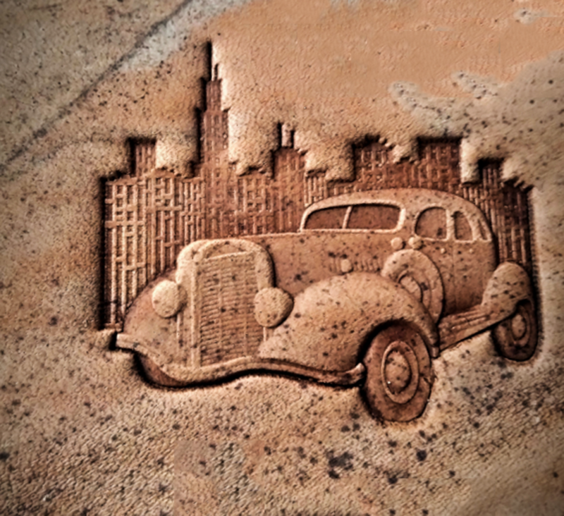 Locomotive style Horseless Vin - Leather Work For Car reseña y precio